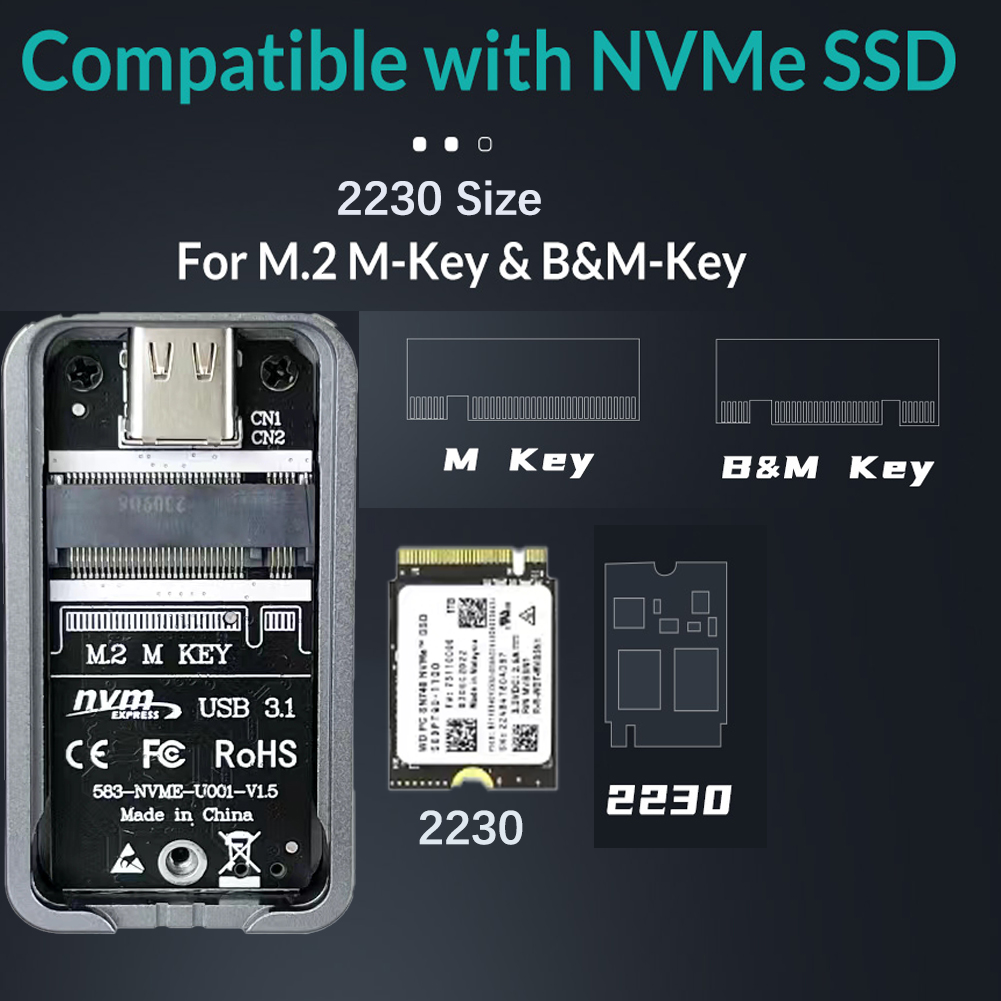 2230 2242 M.2 NVMe Case Enclos - M2 2242 Nvme Ssd 2Tb Pcie 4.0 ulasan dan harga