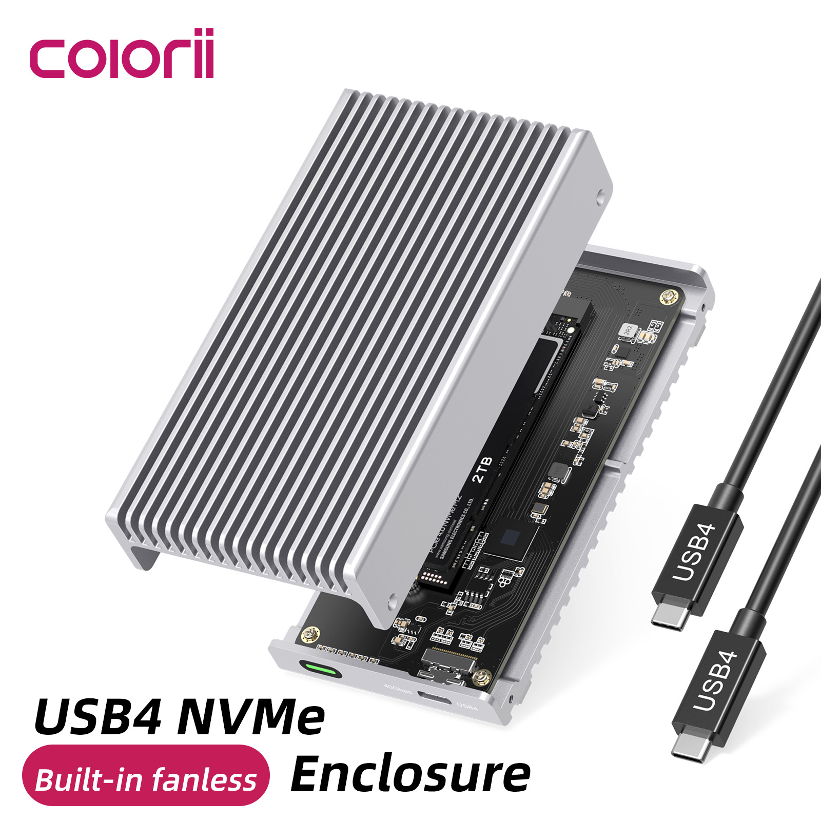 Fanless 40Gbps USB4 Thunderbol - Usb4 40Gbps External Ssd 8Tb ulasan dan harga