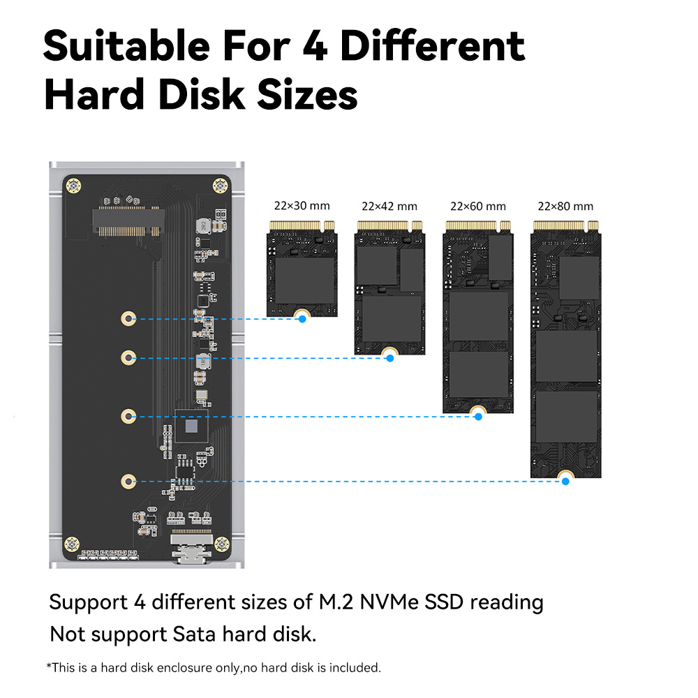 Fanless 40Gbps USB4 Thunderbol - Usb4 40Gbps External Ssd 8Tb ulasan dan harga
