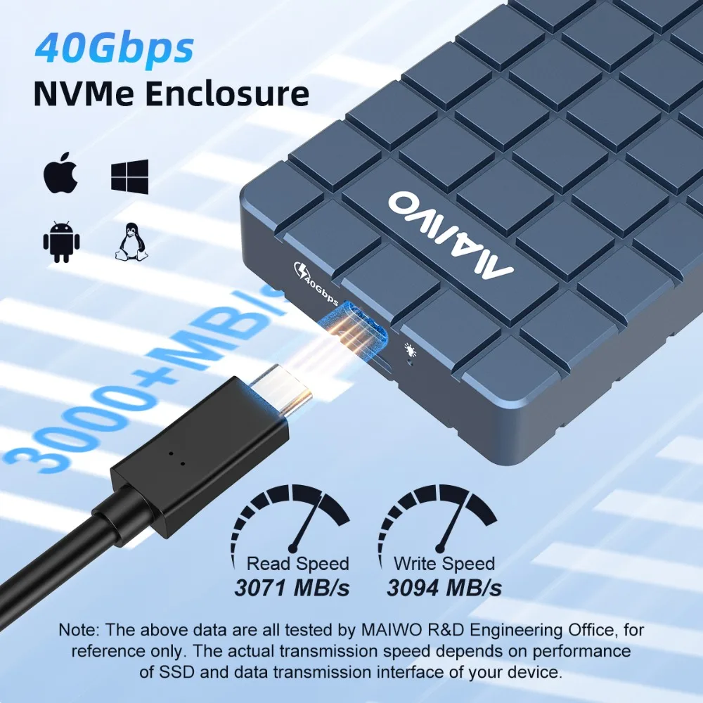 MAIWO USB 4.0 40Gbps M.2 NVMe  - Usb4 40Gbps External Ssd 8Tb ulasan dan harga