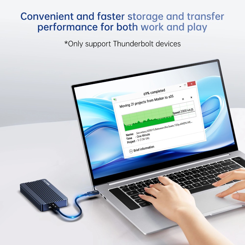 Acasis 40Gbps USB 4.0 NVME M.2 - 8Tb M2 Nvme Ssd ulasan dan harga