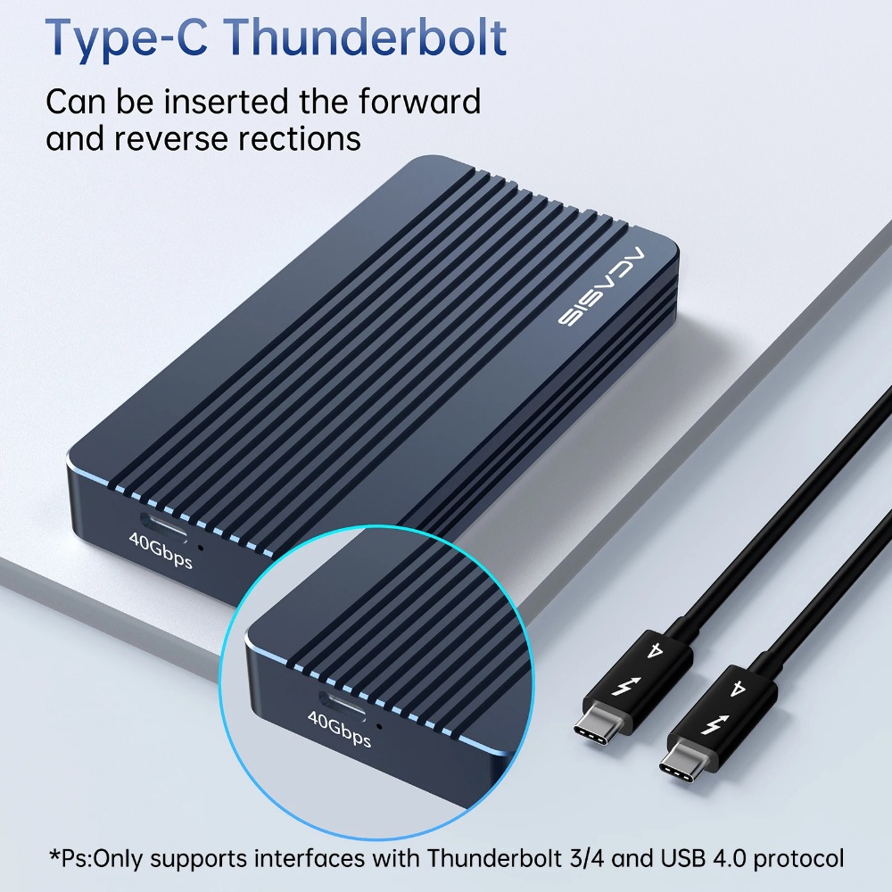 Acasis 40Gbps USB 4.0 NVME M.2 - 8Tb M2 Nvme Ssd ulasan dan harga