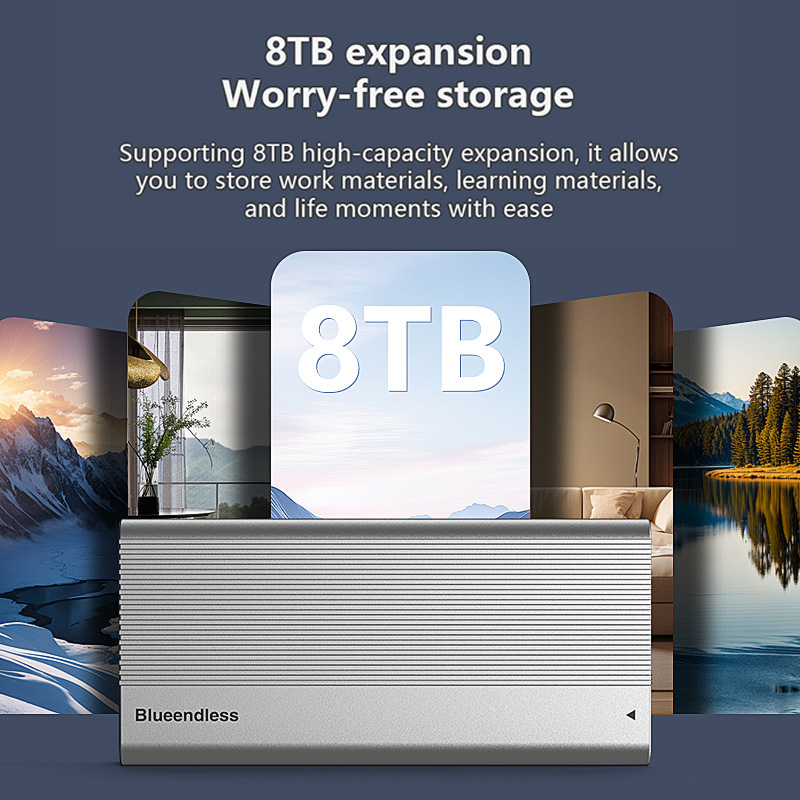 Portable USB4 M.2 NVMe SSD Enc - Usb4 40Gbps External Ssd 8Tb ulasan dan harga