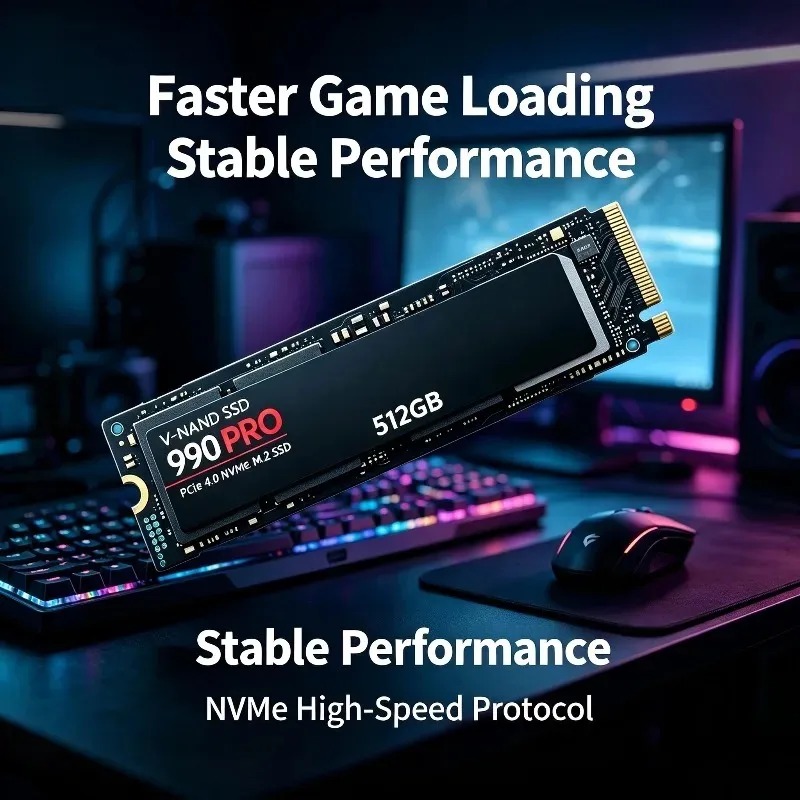 990 PRO Genuine SSD – 512GB/1T - Pcie 4.0 4Tb 2280 Ssd 7450Mbps ulasan dan harga